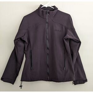 Marmot Black Full Zip Jacket Velcro Cuffs Size XS